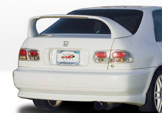 Wings West - Honda Civic 4DR Wings West Racing Series Rear Lower Skirt - 890140