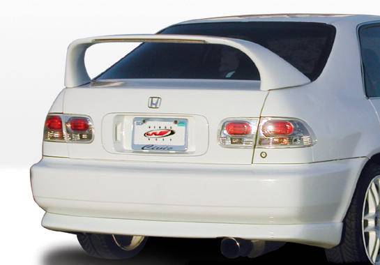 VIS Racing - Honda Civic 4DR VIS Racing Racing Series Rear Lip - Polyurethane - 890140