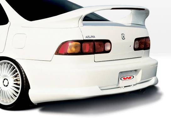 VIS Racing - Acura Integra 4DR VIS Racing Racing Series Rear Lip - Polyurethane - 890147