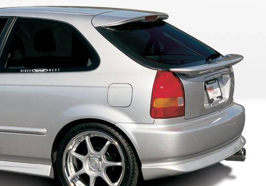 VIS Racing - Honda Civic HB VIS Racing Racing Series Rear Lip - Polyurethane - 890186