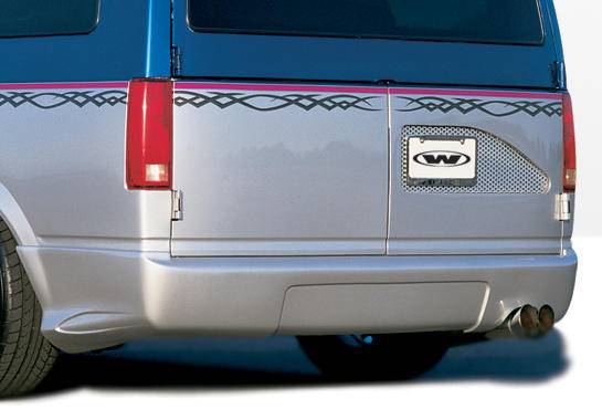 VIS Racing - Chevrolet Astro VIS Racing W-Type Rear Lip - Polyurethane - 890214