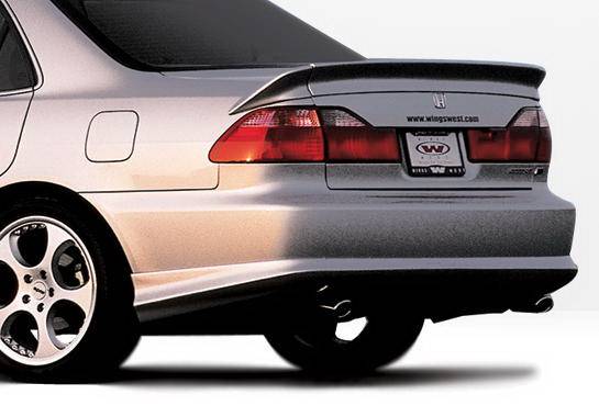 Wings West - Honda Accord 4DR Wings West W-Type Rear Lower Skirt - 890335