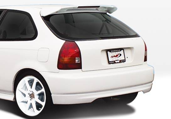 VIS Racing - Honda Civic HB VIS Racing Type-R Rear Lip - Polyurethane - 890357