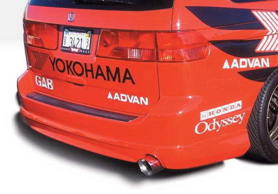 Wings West - Honda Odyssey Wings West W-Type Rear Lower Skirt - 890498