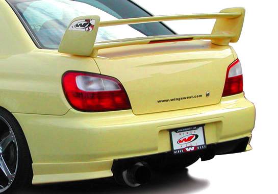 VIS Racing - Subaru WRX VIS Racing W-Type Rear Lip - Polyurethane - 890700