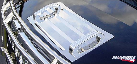RealWheels - Hummer H3 RealWheels Stainless Steel Full Replacement Top Grille - 1PC - RW101-4-A0103