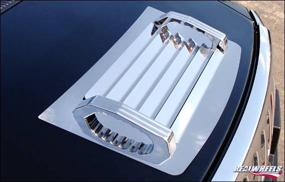 RealWheels - Hummer H3 RealWheels Stainless Steel Full Replacement Top Grille with Billet Hood Handles - Kit - RW101-5-A0103