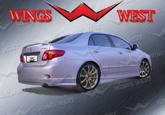 Wings West - Toyota Corolla Wings West VIP Rear Lower Skirt - 890930
