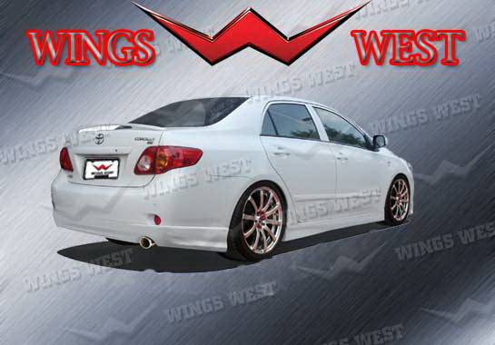 Wings West - Toyota Corolla Wings West W-Type Rear Lower Skirt - 890939