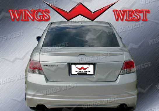 Wings West - Honda Accord 4DR Wings West VIP Rear Lower Skirt - 890958