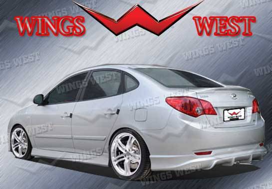 VIS Racing - Hyundai Elantra VIS Racing Fuzion Rear Lip - Polyurethane - 890994