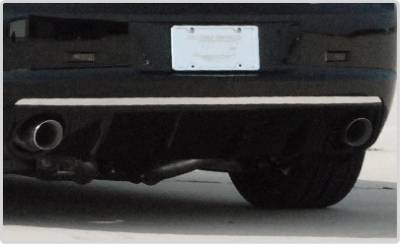 RealWheels - Chevrolet Camaro RealWheels Rear Bumper Fascia Trim - Polished Stainless Steel - 1PC - RW106-1-C