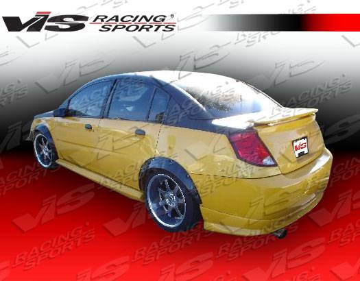 VIS Racing - Saturn Ion VIS Racing Type-W Rear Lip - Urethane Material - 03SAION4DTYW-012