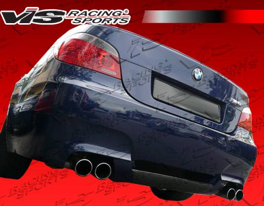 VIS Racing - BMW 5 Series VIS Racing Carbon Fiber A-Tech Rear Lip - 04BME60M54DATH-012C