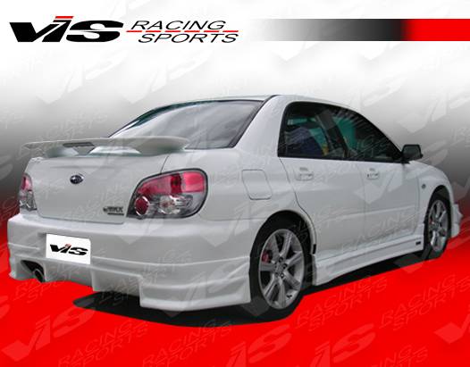 VIS Racing - Subaru WRX VIS Racing J Speed Rear Lip - Polyurethane - 04SBWRX4DJSP-012P
