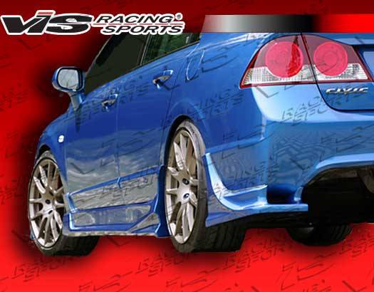 VIS Racing - Honda Civic VIS Racing Ballistix Rear Addon - 06HDCVC4DJBX-012