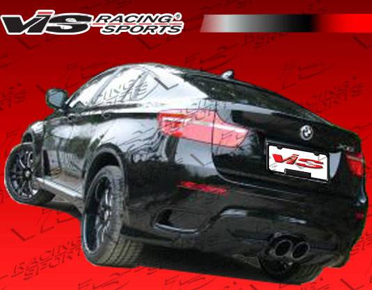 VIS Racing. - BMW X6 VIS Racing Euro Tech Rear Diffuser - 08BME714DET-032