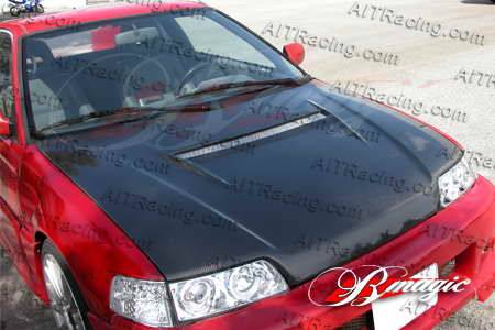 AIT Racing - Honda Civic AIT Racing N1 Style Carbon Fiber Hood - HX88BMN1SCFH