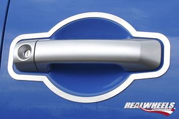 RealWheels - Toyota FJ Cruiser RealWheels Handle Trim - Polished Stainless Steel - Pair - RW122-1-T0202