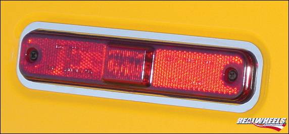 RealWheels - Hummer H3 RealWheels Front Marker Light Trim - Polished Stainless Steel - Pair - RW123-1-A0103