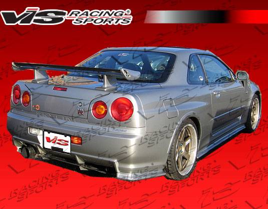 VIS Racing - Nissan Skyline VIS Racing Techno R Rear Addon - 99NSR34GTRTNR-012