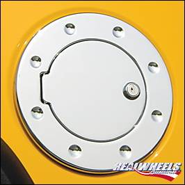 RealWheels - Hummer H2 RealWheels Smooth Locking Fuel Door - Billet Aluminum - 1PC - RW202-1-A0102