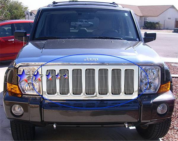 APS - Jeep Commander APS Billet Grille - Upper - Aluminum - J65499V