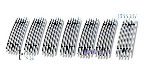 APS - Jeep Compass APS Billet Grille - Upper - Aluminum - J65538V