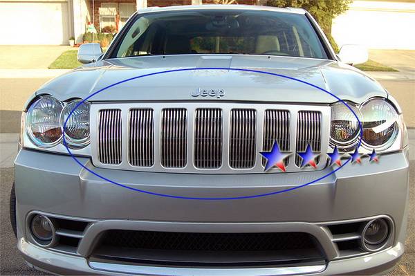 APS - Jeep Grand Cherokee APS Billet Grille - Upper - Aluminum - J66540V