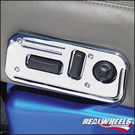 RealWheels - Hummer H2 RealWheels Grooved Seat Control Panel - Billet Aluminum - 1PC - RW214-1-A0102