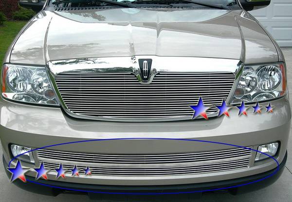 APS - Lincoln Navigator APS Billet Grille - Bumper - Stainless Steel - L85018S