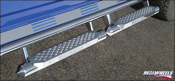 RealWheels - Hummer H2 RealWheels Torpedo Tube with StepUpper Full Tube Fa?ade - Stainless Steel - Kit - RW403-4-A0102