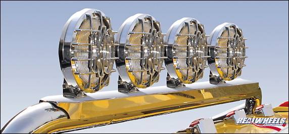 RealWheels - Hummer H3 RealWheels Light Bar - Stainless Steel - 1PC - RW604-1-A0103