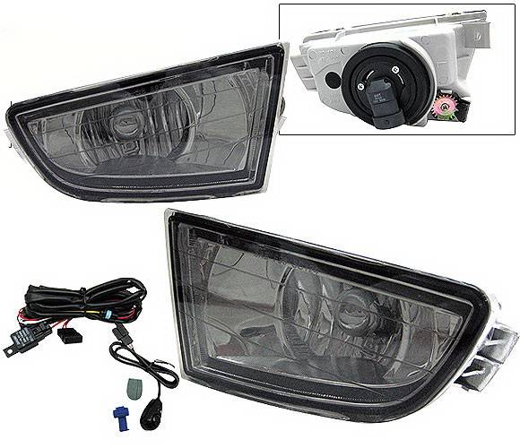 4 Car Option - Acura MDX 4 Car Option Fog Light Kit - Smoke - LHF-AMDXSM