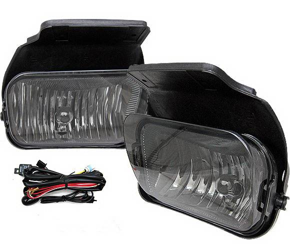 4 Car Option - Chevrolet Silverado 4 Car Option Fog Light Kit - Smoke - LHF-CSV05SM