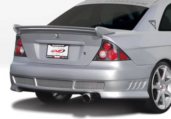 Wings West - Honda Civic 2DR Wings West Avenger Rear Bumper Cover - 890569