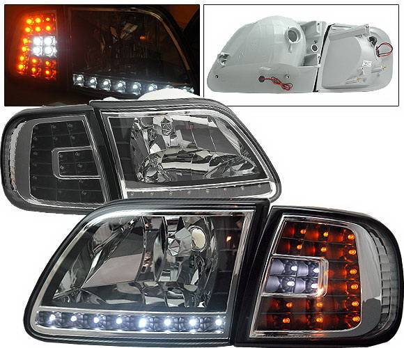 4CarOption - Ford Expedition 4CarOption LED Headlights - LH-FF15097LEDJB-6