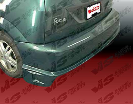 VIS Racing - Ford Focus VIS Racing Striker Rear Bumper - 00FDFOC2DSTR-002