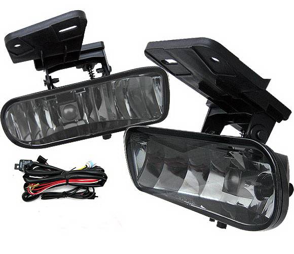 4 Car Option - GMC Sierra 4 Car Option Fog Light Kit - Smoke - LHF-GSI99SM