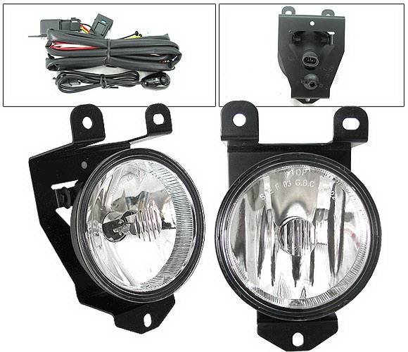 4 Car Option - GMC Yukon 4 Car Option Fog Light Kit with Switch - Clear - LHF-GY00C