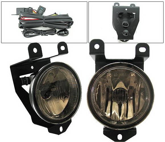 4 Car Option - GMC Yukon 4 Car Option Fog Light Kit with Switch - Smoke - LHF-GY00SM