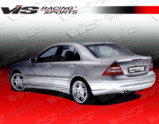 VIS Racing - Mercedes-Benz C Class VIS Racing Euro Tech Rear Bumper - 01MEW2034DET-002