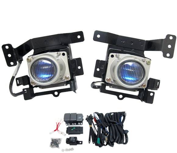 4 Car Option - Honda Civic 4DR 4 Car Option Fog Light Kit - Blue Ion - LHF-HC924B