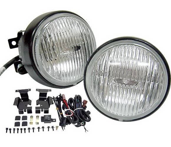 4 Car Option - Honda Civic 2DR 4 Car Option Round Fog Light Kit - Blue Ion - LHF-HC962B