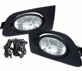4CarOption - Honda Civic 2DR 4CarOption Fog Light Kit - LHF-HCV01-BL