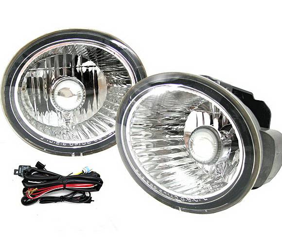 4 Car Option - Nissan Altima 4 Car Option Fog Light Kit - Clear - LHF-NA02C