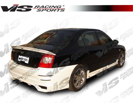 VIS Racing - Hyundai Elantra 4DR VIS Racing Fuzion Rear Bumper - 04HYELA4DFUZ-002