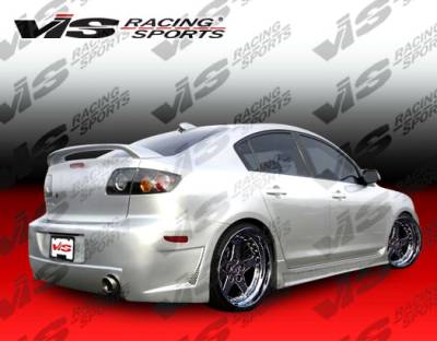 VIS Racing - Mazda 3 4DR VIS Racing TSC-3 Rear Bumper - 04MZ34DTSC3-002