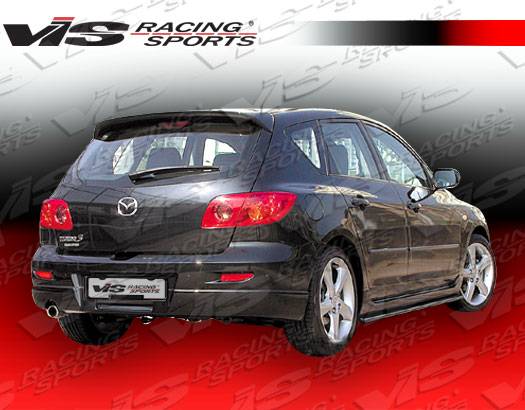 VIS Racing - Mazda 3 4DR HB VIS Racing A Spec Rear Lip - 04MZ3HBASC-012