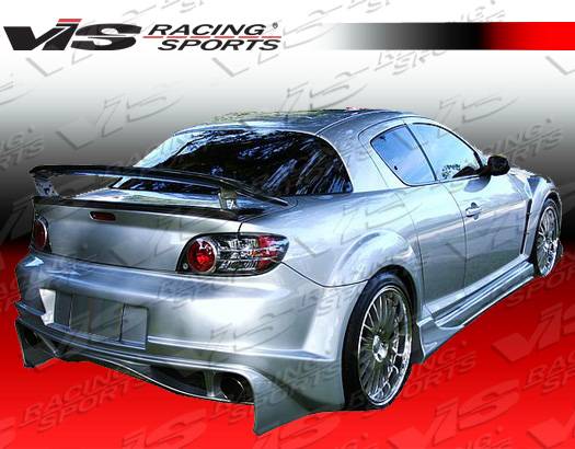 Mazda RX-8 VIS Racing Invader Rear Bumper - 04MZRX82DINV-002